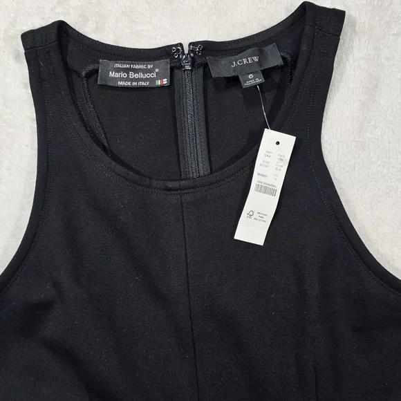 J.Crew Racerback dress in Italian ponte Sz 6 NWT - Picture 3 of 8